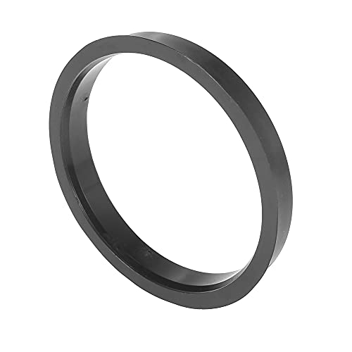 X AUTOHAUX 4 sztuki plastikowe pierścienie centrujące i dystansowe uniwersalne 65,1-72,56mm Czarne