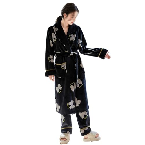 Peignoir chaud d'hiver et pyjama imprimé pour une isolation thermique optimale