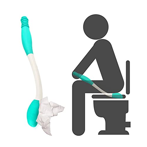 Ayuda para el inodoro, ayuda para el inodoro, ayuda de papel higiénico, ayuda de limpieza larga, ayuda de limpieza para personas mayores, mujeres embarazadas (1)