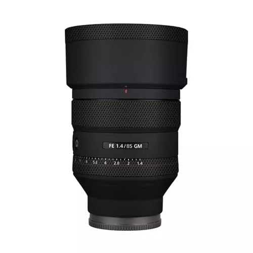 Film protection Sony FE 85mm F1.4 GM autocollant noir mat en vinyle pour objectif