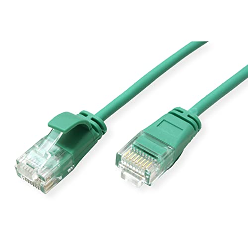 ROLINE UTP DataCenter Patch Cable Cat.6A (Class EA), halogen slim, green, 0.15 m, 0,15 m - Image 2