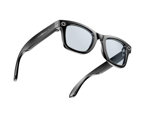 Mingtawn AI Smart Glasses 4K HD-Kamera 270 mAh 800 W Anti-Verwacklungs-Kamera-Brille mit Videoaufzeichnung Dual-Mikrofon Simultanübersetzung/GPT-Objektidentifizierung (Photochrome Gläser)