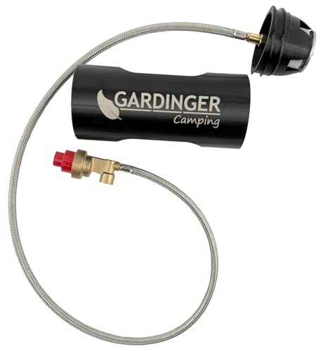 GARDINGER MSF-1 Allgas-Adapterkartusche mit 80cm Anschlußschlauch
