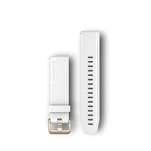 GARMIN QuickRelease バンド 20mm Light Gold White シリコン 010-12927-01