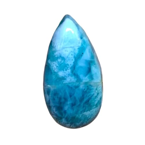 Larimar poire 22x11mm gemme naturelle pour sertir vos colliers et pendentifs d'été
