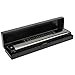 Harmonica, 24 Trous Clé de C Bouche Métal Acier Harpe Diatonique Blues Harmonica Orgue Instrument Jouet avec étui pour Professionnels Débutant Enfant Adulte
