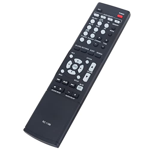 RC-1196 Replacement Remote Control Fit for Denon AV Receiver AVR-X510BT AVR-S500BT AVR-X520BT AVR-S510BT, Black - Image 2