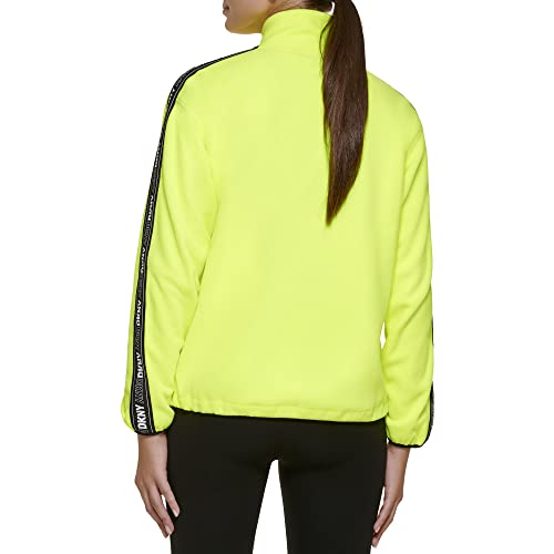 Image of DKNY Women's Sleeve Logo Tape Pullover Hoodie Sweatshirt