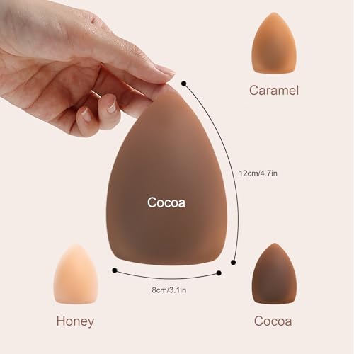 Image of Pasties Nipple Covers for Women Triangular Ultra-Thin Reusable Invisibility Silicone Nipple Pasties Adhesive