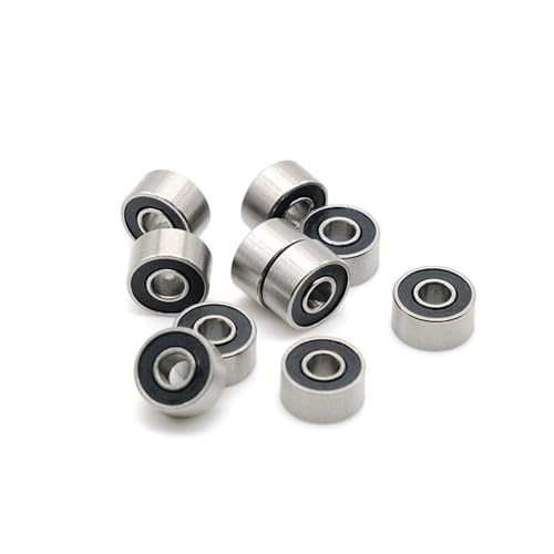 Kit de 10 roulements rigides à billes S687RS pour la réparation de vos rollers et vélos