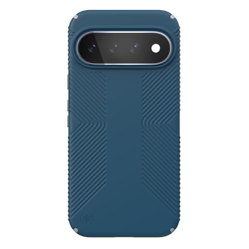 Image of Speck Presidio2 Grip Case, Pixel 11 Pro XL, Deep Sea /Silver Metallic