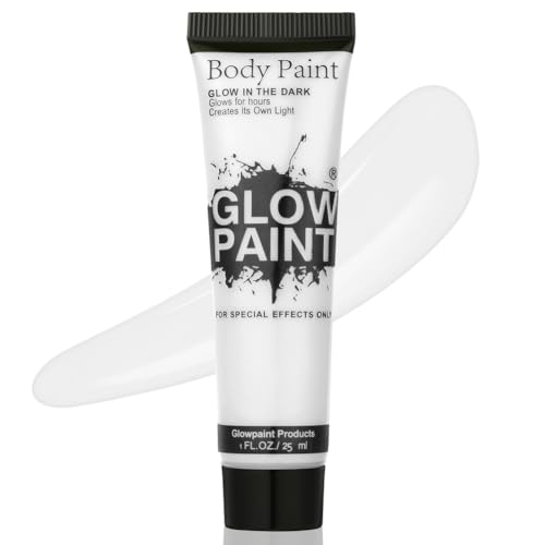 AOOWU Peinture Visage Corps, Peinture Corporelle, 25ML Peinture Faciale à Base, Tubes de Pigment Mat, Crème Cosmétique pour Le Visage et Le Corps, Halloween...