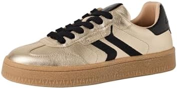 Tamaris Damen Sneaker Leder | 1-23723-44 – Schnürung, COMFORT-Lining, herausnehmbares Fußbett, flache Sohle