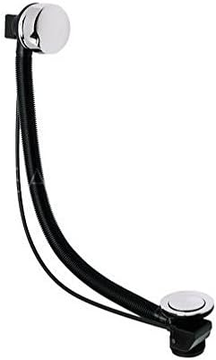 Chrome Bath Pop Up Waste with Brass Plug & Overflow