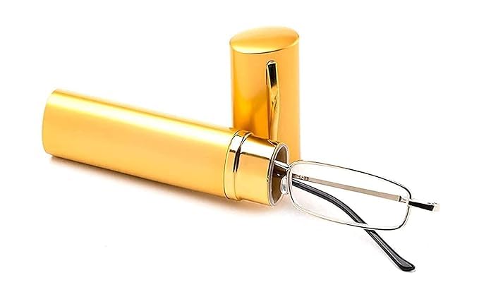 Sunshades Reading Glasses Pocket style Pen type Unisex Free Size with Cleaning Cloth & String - 2 Pcs (+2.00) 3