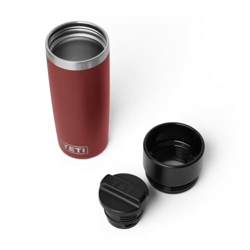 Image of YETI Rambler 16 oz Travel Bottle, Stainless Steel, Vacuum Insulated with Leakproof Commuter Cap, Stag Red