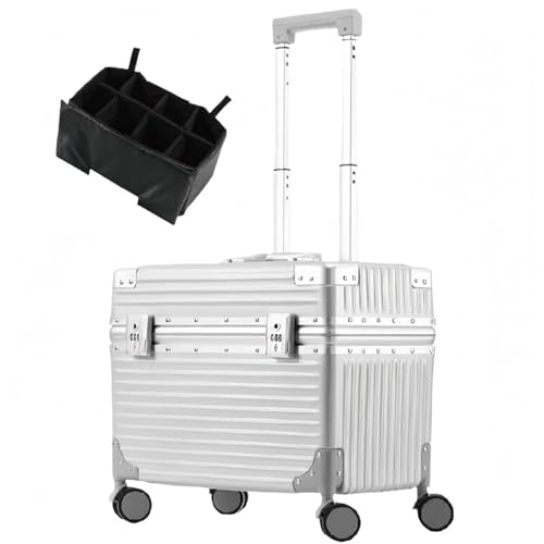 [XXPPJJ] �X�[�c�P�[�X �@���������� �I�[���A���~�}�O�l�V�E�������X�[�c�P�[�X �A���~ TSA���b�N���� �����Y �É��L���X�^�[ �o���p �ϋv�� �ϏՌ��� �����^�т₷�� �V���v�� ������� ���킢�� ���@�\ (�V���o�[+�C���i�[���C�i�[�Z�v�^�i��