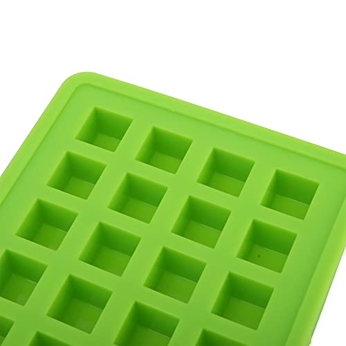 Molde de silicona para cubos de hielo cuadrados 24x12 cm miniatura 3