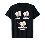 Schaf Herren, Halbarm, Unschaf Gestochen Schaf Lustiger Spruch Fotografen T-Shirt, S