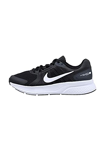Nike Nike Women's W Run Swift 2 Shoe, Black White Dark Smoke Grey, 6 US