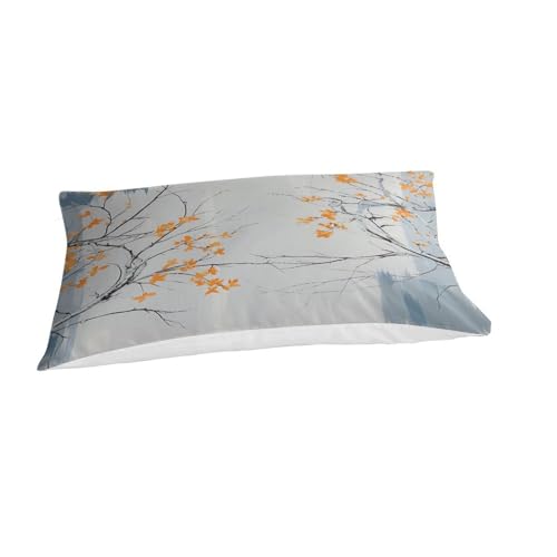 Housse de couette gris 135x200cm en microfibre texturée IOFEER - 6