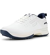 FitVille Professional Mens Golf Shoes Extra Wide Spiked Golf Shoes for Men Waterproof