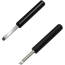 Booge 2 Pcs Watch Back Cover Remover Tool Opener Pry Bar Battery Replacement Repair Kit