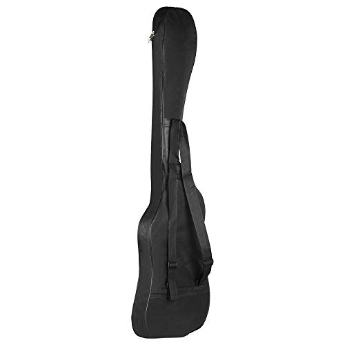 Jethrora Bolsa para baixo elétrico e guitarra mochila 20 mm acolchoada para baixo elétrico e guitarr