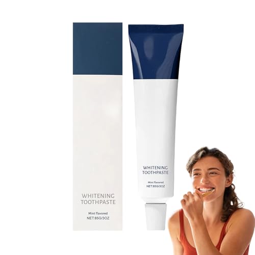 Dentifricio mineralizzato con smalto nano-idrossiapatite al 7,5%, rimozione avanzata delle macchie per denti adulti, supporto per l'alito fresco con citrato di zinco (1 pezzi)