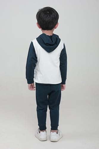 Image of POLKA TOTS 100% Cotton Co-Ord Joggers for Kids | Trendy Sweatshirt & Joggers Set | All Season Wear for Kids, Toddler & Newborn | Soft & Breathable Dress for Boys & Girls | from 6 Months to 8 Years