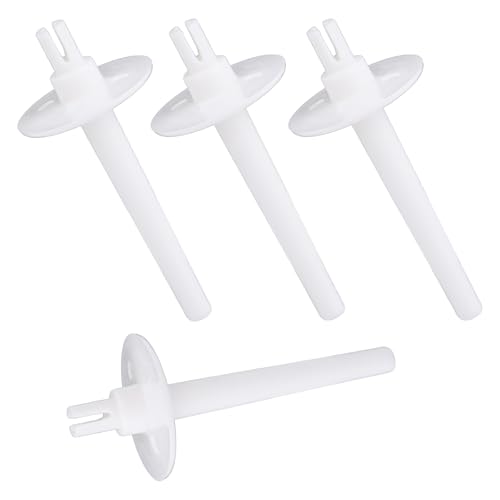 4pcs Sewing Machine Spool Pin Replacements, Plastic Thread Spools Holder & Auxiliary Spool Pins Fits for Sewing Machines Parts Accessories