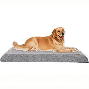 TUTUE Dog beds for Large Dogs Orthopedic Dog Bed with Washable CoverComfortable Memory Foam Pet BedAnti Abrasion Foot Dog beds for Small Medium Large Dogs Up to 456575lbs