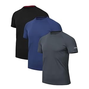 QAYMZUMD 3 Pack Men T Shirts Gym T ...