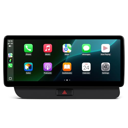 XTRONS Qualcomm 662 Android 14 Car Stereo for Audi Q5 (2009-2017) Multimedia Radio System, 12.3 Inch 2K QHD Touch Screen GPS Navigation Support Wireless CarPlay Android Auto 4G LTE 4+64G