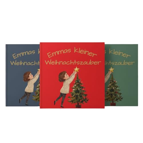 Personalisiertes Kinderbuch, Weinachtsgeschenk für Kinder, personalisierte Weihnachtsgeschichte, Softcover Bilderbuch