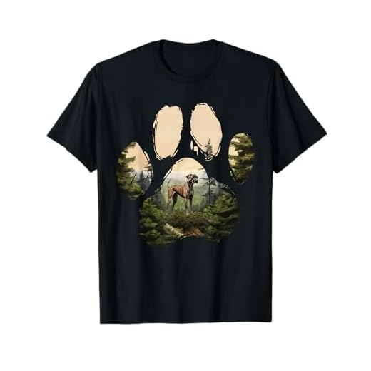 Treeing Tennessee Brindle Mountain Paw Design Dog Mom Dad T-Shirt