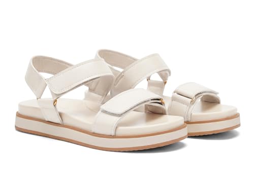 Image of Coutgo Women's Arch Support Adjustable Strap Flat Sandals | Casual Sandals