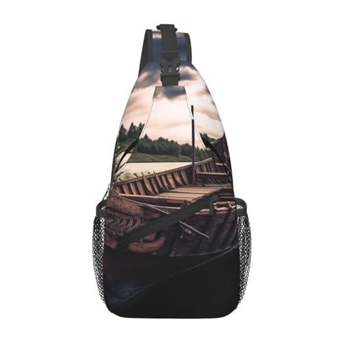 Bolso pequeño cruzado para pecho unisex miniatura 2