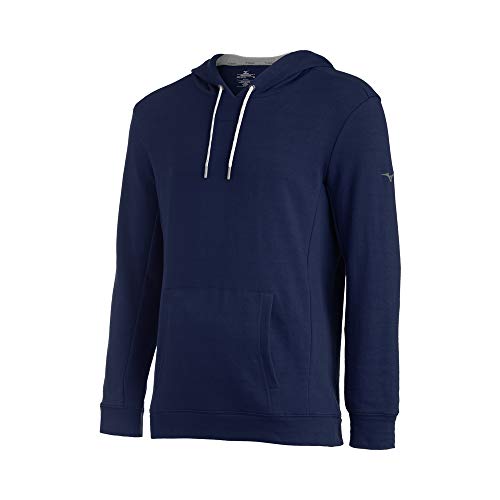 Mizuno Comp Warmup Hoodie, Navy, Large