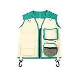 Regalo especial: el conjunto de gorro y chaleco de aventura es un regalo perfecto tanto para niños como para niñas, adecuado para cumpleaños, graduaciones, eventos festivos, etc.