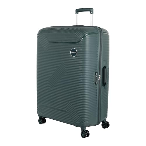 مراجعة American Tourister MAXPLUS 79 سم — حقيبة سفر كبيرة بتقنية TSA باللون الأخضر الزيتي - الصورة 2