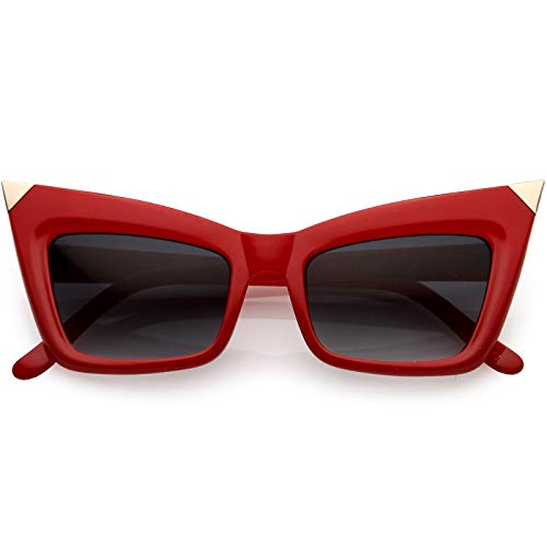 zeroUV - Super Cateye NYC Designer Inspired Fashion Cat Eye Sharp High-Pointed Sunglasses