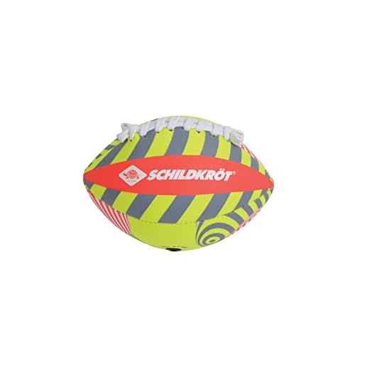 Schildkröt 970346 Balón Mini De Fútbol Americano De Neopreno, Tamaño 2, 16 X 10 Cm, Superficie Textil Antideslizante, Resistente Al Agua Salada, Ideal Para Las Manos De Niños Pequeños