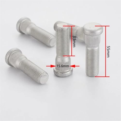 Pernos de cubo m14x1.5 para BYD con tuercas de rueda de 55mm de longitud 4