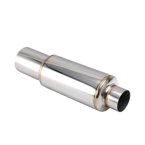 Silencieux d'échappement de voiture anti-corrosion en inox 2" à 4 sorties
