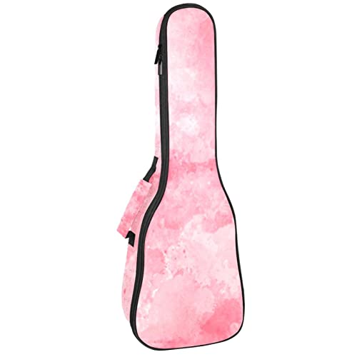 Housse pour ukulélé avec fond rose aquarelle 10 mm d’épaisseur rembourrage éponge 53,3 cm sac de transport pour ukulélé… - Les Beatles, Paul McCartney, John Lennon, RIngo Starr, George Harrison Housse pour ukulélé avec fond rose aquarelle 10 mm d'épaisseur rembourrage éponge 53,3 cm sac de transport pour ukulélé…