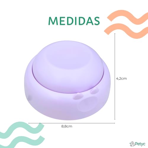 Conjunto Botões de Adestramento PETYC Treinamento Para Cães e Gatos Gravador de Voz