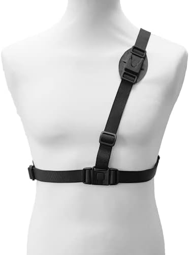 BRIFIELD® BR3 Body Camera - QHD 1440p, 64GB Memory Card, Night Vision | Body Cam, Body Worn Camera, Body Cameras | Includes Klickfast Shoulder Harness & Stud