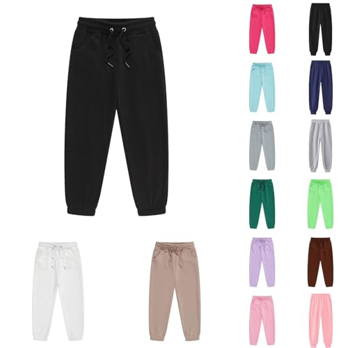 Betadog Kids Boys Jogger Pants Unisex Plain Sweatpants Girls' Jogger Sweatpants Soft Active Athletic