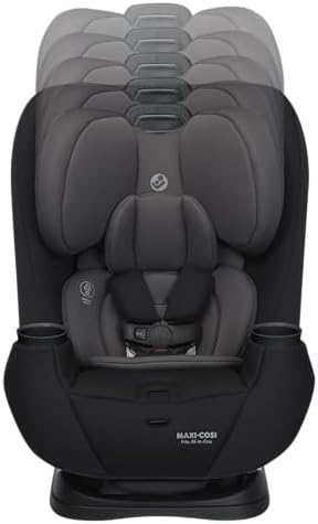 Maxi-Cosi Pria All-in-One Convertible Car Seat, Infant to Toddler Car Seat, Easy-Install Harness, Machine-Washable Cover, 5-100 lbs, Sea Shadow — view 18